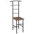 Organizator haine Anaheim SW 107 x 45 x 45 cm  negru/maro [en.casa] HausGarden Leisure