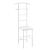 Organizator haine Anaheim W 107 x 45 x 45 cm  alb [en.casa] HausGarden Leisure
