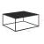 Masuta cafea Lebus 38 x 85 x 85 cm metal negru [en.casa] HausGarden Leisure