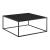 Masuta cafea Lebus 38 x 85 x 85 cm metal negru [en.casa] HausGarden Leisure