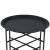 Masuta cafea Gandia cu blat detasabil metal negru [en.casa] HausGarden Leisure