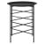 Masuta cafea Gandia cu blat detasabil metal negru [en.casa] HausGarden Leisure
