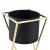 Suport plante Mons 2 bucati metal negru/auriu masuri diferite [en.casa] HausGarden Leisure
