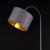Lampadar Toledo 1 x E27 metal/textil 173 cm gri [lux.pro] HausGarden Leisure