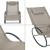 Set 2 bucati scaun balansoar gradina Almaluez B 120 Kg bej [en.casa] HausGarden Leisure