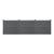 [neu.holz]® Gard Toscana, 165 x 466 cm, WPC, gri HausGarden Leisure