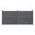 [neu.holz]® Gard Toscana, 165 x 314 cm, WPC, gri HausGarden Leisure