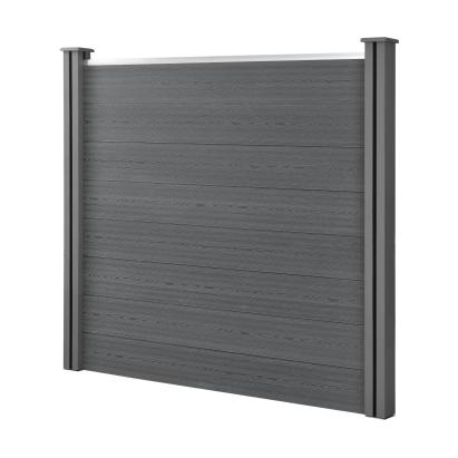 [neu.holz]® Gard Toscana, 165 x 162 cm, WPC, gri HausGarden Leisure