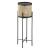 Suport flori Colfontaine set 2 bucati masuri diferite negru/bej nisip [en.casa] HausGarden Leisure