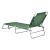 Set 2 buc sezlong pat Carcao cu spatar reglabil in 5 trepte verde inchis [casa.pro] HausGarden Leisure