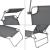 Set doua bucati sezlong pat ArgozeloGD cu spatar reglabil si parasolar gri inchis [casa.pro] HausGarden Leisure