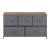Comoda Dona cu 5 sertare gri/efect lemn [pro.tec] HausGarden Leisure