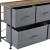 Comoda Dona cu 5 sertare gri/efect lemn [pro.tec] HausGarden Leisure