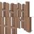[neu.holz]® Gard Jupiter 3 panouri, 185 x 562 cm, WPC, maro HausGarden Leisure