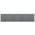 [neu.holz]® Gard Jupiter 4 panouri, 185 x 747 cm, WPC, gri HausGarden Leisure