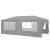Pavilion gradina AAGP-9603 gri inchis 600 x 300 x 255 cm [casa.pro] HausGarden Leisure