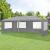 Pavilion gradina AAGP-9603 gri inchis 600 x 300 x 255 cm [casa.pro] HausGarden Leisure
