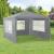 Pavilion gradina AAGP-9602 gri inchis 400 x 300 x 255 cm [casa.pro] HausGarden Leisure