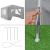 Pavilion gradina AAGP-9602 gri inchis 400 x 300 x 255 cm [casa.pro] HausGarden Leisure
