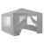 Pavilion gradina AAGP-9602 gri inchis 400 x 300 x 255 cm [casa.pro] HausGarden Leisure