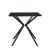 Masa bucatarie HTAT-9206 negru patrata [en.casa] HausGarden Leisure