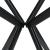 Masa bucatarie HTAT-9205 negru patrata [en.casa] HausGarden Leisure