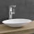 Chiuveta ovala de blat Kiwa  50 x 35,5 x 10 cm ceramica alb [neu.haus] HausGarden Leisure