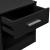 Noptiera Modell1 negru [en.casa] HausGarden Leisure