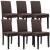 Set  Alma EHTB masa cu 6 scaune maro deschis/maro/negru [en.casa] HausGarden Leisure
