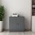 Dulap birou Molise 90 x 40 x 90 cm cu 2 chei gri inchis [en.casa] HausGarden Leisure