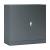 Dulap birou Molise 90 x 40 x 90 cm cu 2 chei gri inchis [en.casa] HausGarden Leisure