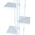 Suport pentru plante Tohmajarvi 120x34x21 cm alb [en.casa] HausGarden Leisure