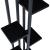 Suport pentru plante Tohmajarvi 120x34x21 cm negru [en.casa] HausGarden Leisure