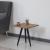 Couchtisch Ballerup  50 x 45 x 45 cm Schwarz / Walnuss-Optik [en.casa] HausGarden Leisure