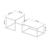 Set 2 bucati masuta cafea, en.casa, Aabenraa, 47 x 60 x 45 cm, pal, metal, negru, marimi diferite HausGarden Leisure