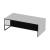 Couchtisch Ejby 42x120x60 cm Weiß / Schwarz [en.casa] HausGarden Leisure