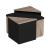Set 4 buc masute cafea Frederikshavn stejar negru [en.casa] HausGarden Leisure