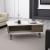Couchtisch Grenaa mit unterer Ablage Weiß / Walnussoptik [en.casa] HausGarden Leisure