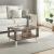 Couchtisch Århus mit Ablage 40 x 70 x 50 cm Eiche [en.casa] HausGarden Leisure