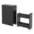 Dulap baie Kauhajoki 61 x 20 x 45 cm gri inchis [en.casa] HausGarden Leisure