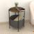 Beistelltisch Hofors 60x43cm Anthrazit / Eichenoptik, antik [en.casa] HausGarden Leisure