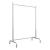 Suport haine Staffanstorp 137x104x48cm metal argintiu [en.casa] HausGarden Leisure