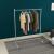 Suport haine Staffanstorp 137x104x48cm metal argintiu [en.casa] HausGarden Leisure