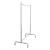 Suport haine Staffanstorp 137x104x48cm metal argintiu [en.casa] HausGarden Leisure