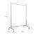 Suport haine Staffanstorp 137x104x48cm metal argintiu [en.casa] HausGarden Leisure