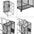Suport sticle vin Drangedal metal pentru 6 sticle [en.casa] HausGarden Leisure