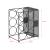 Suport sticle vin Drangedal metal pentru 6 sticle [en.casa] HausGarden Leisure