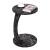 Masuta laterala Holeby 56 x 38 cm negru marmorat [en.casa] HausGarden Leisure
