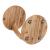 Masuta laterala Holeby 56 x 38 cm efect lemn [en.casa] HausGarden Leisure