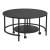 Set 2 bucati masute living masuri diferite Veroy masuta mica mobila pe 4 roti [en.casa] HausGarden Leisure